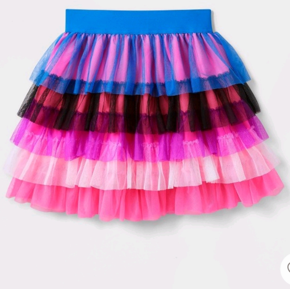 Pride Adult High-Rise Festival Mini Skirt -Multi-Color - Picture 3 of 4
